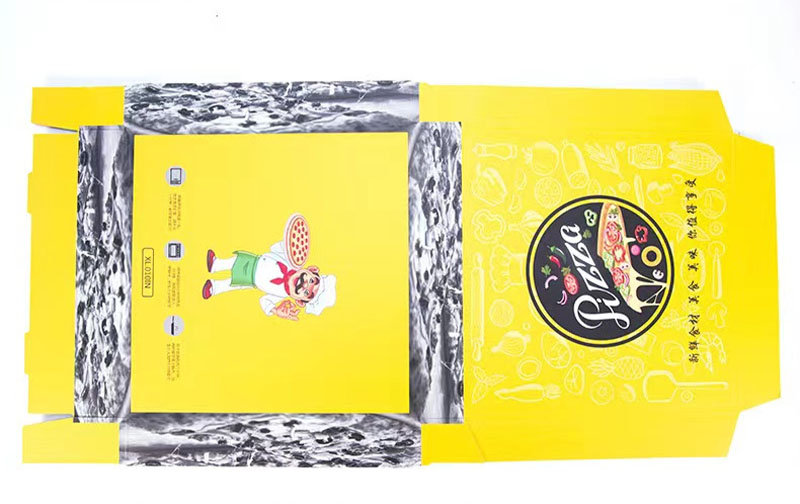 Custom E-Flute Pizza Boxes for Small Pizzas