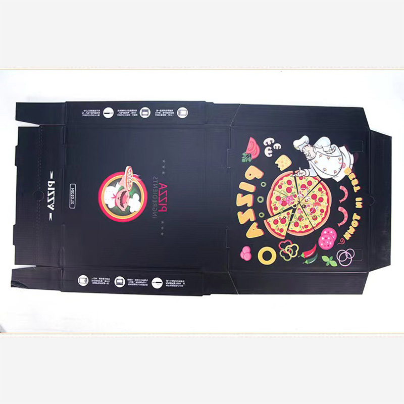 Custom E-Flute Pizza Boxes for Small Pizzas