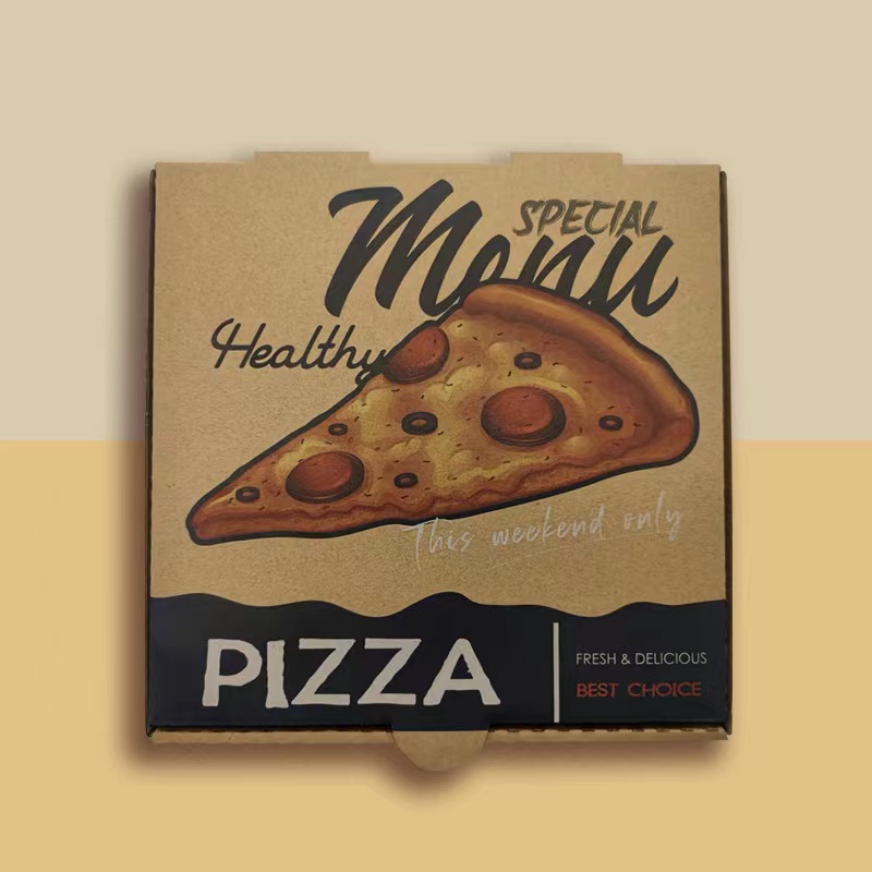 Menu-Style Printed Pizza Boxes Menu-Style Printed Pizza Takeaway Boxes