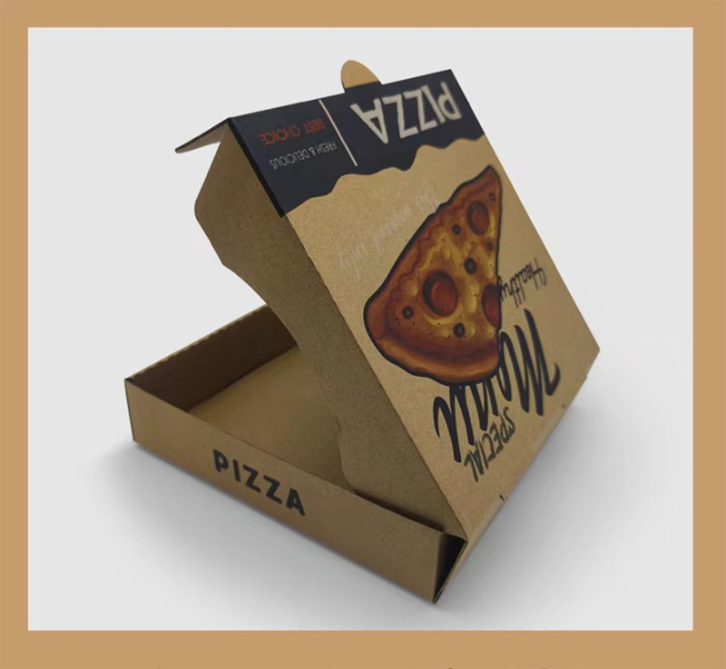 Menu-Style Printed Pizza Takeaway Boxes