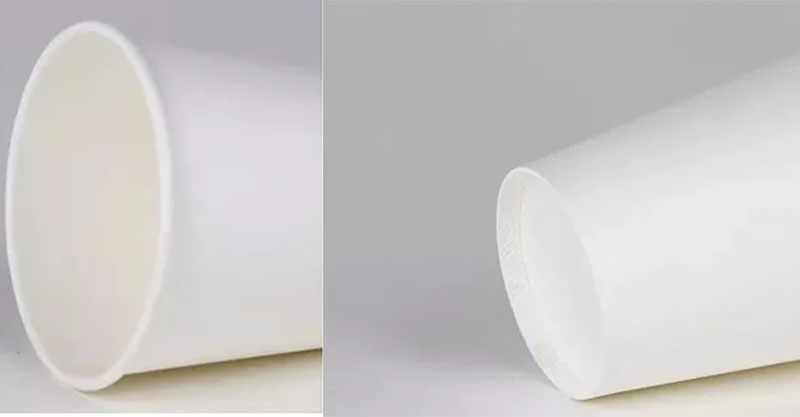 Structure and component detail for double-wall coffee cups with custom artwork