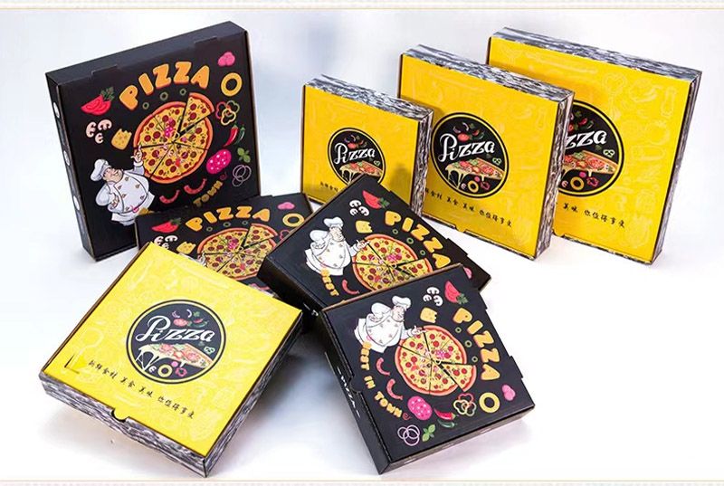 Custom E-Flute Pizza Boxes for Small Pizzas