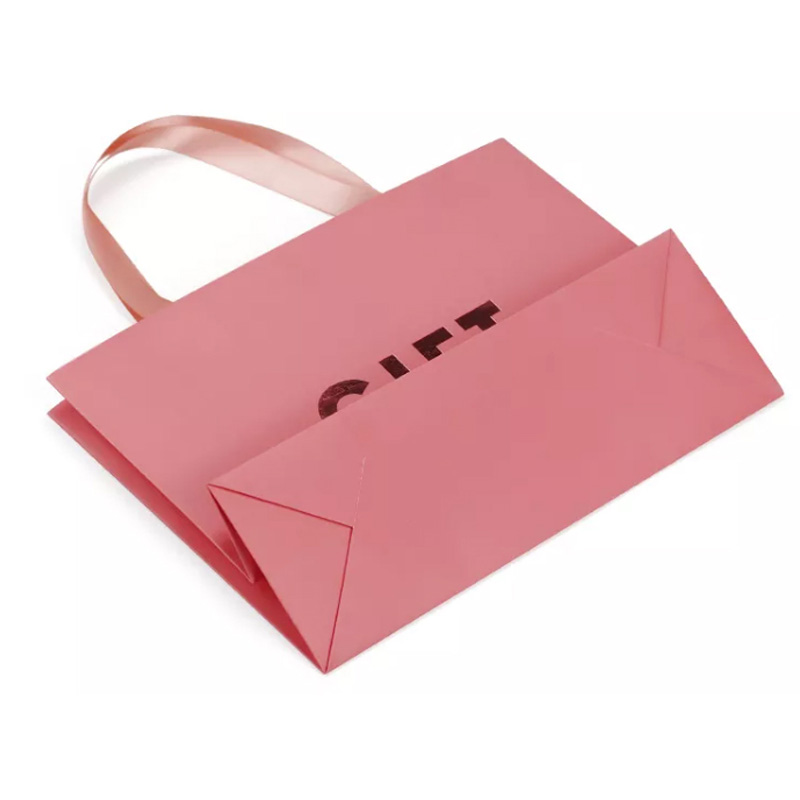 Paper Gift Bags with Ribbon Handles