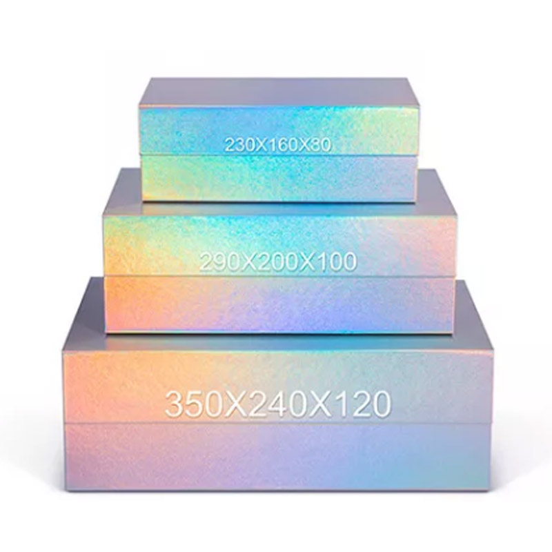 Gift Packaging Design: From Contents Plan to Final Artwork Iridescent Magnetic Folding Gift Boxes