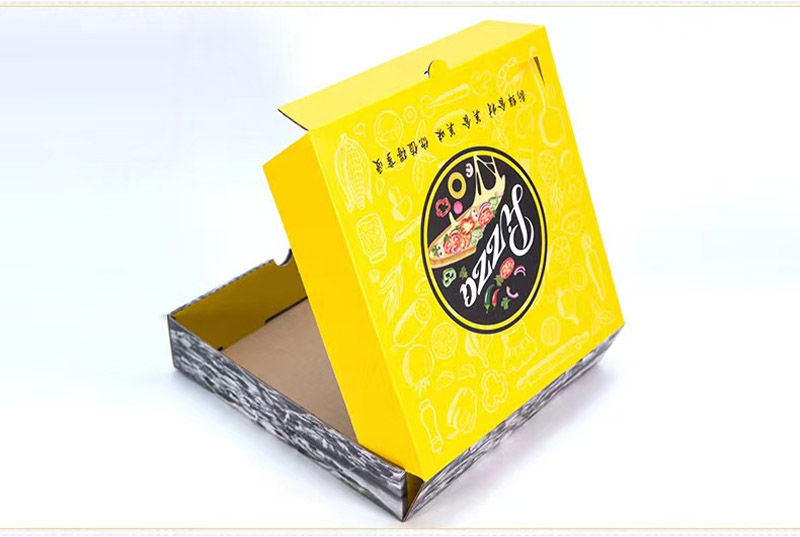 Custom E-Flute Pizza Boxes for Small Pizzas