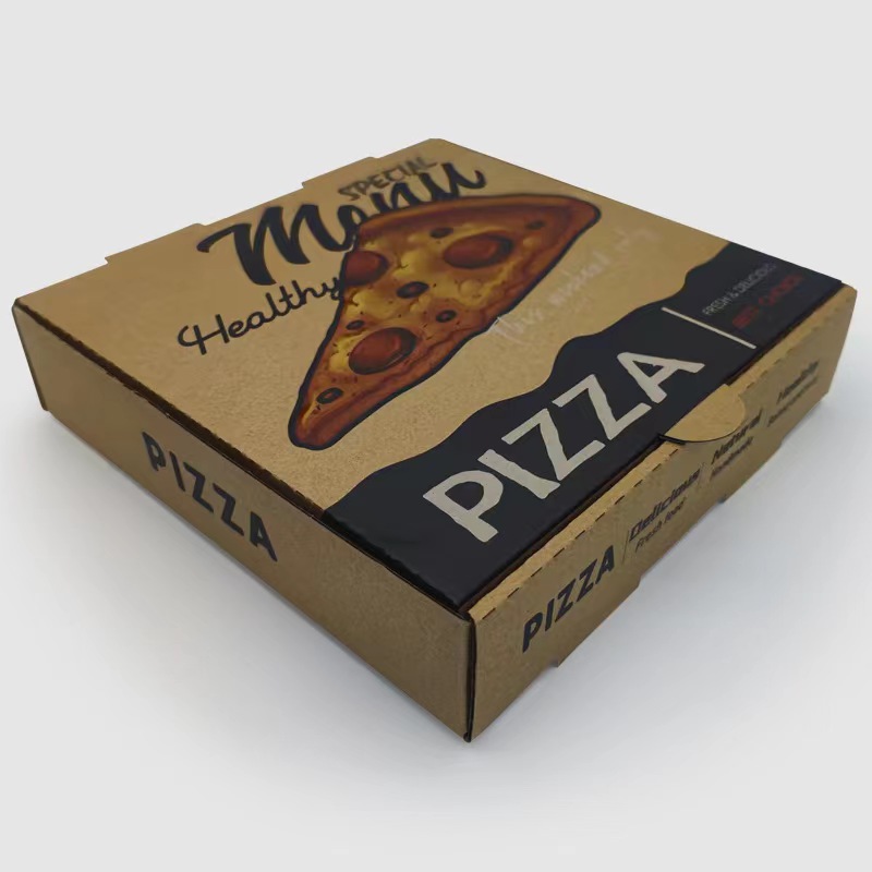 Menu-Style Printed Pizza Takeaway Boxes