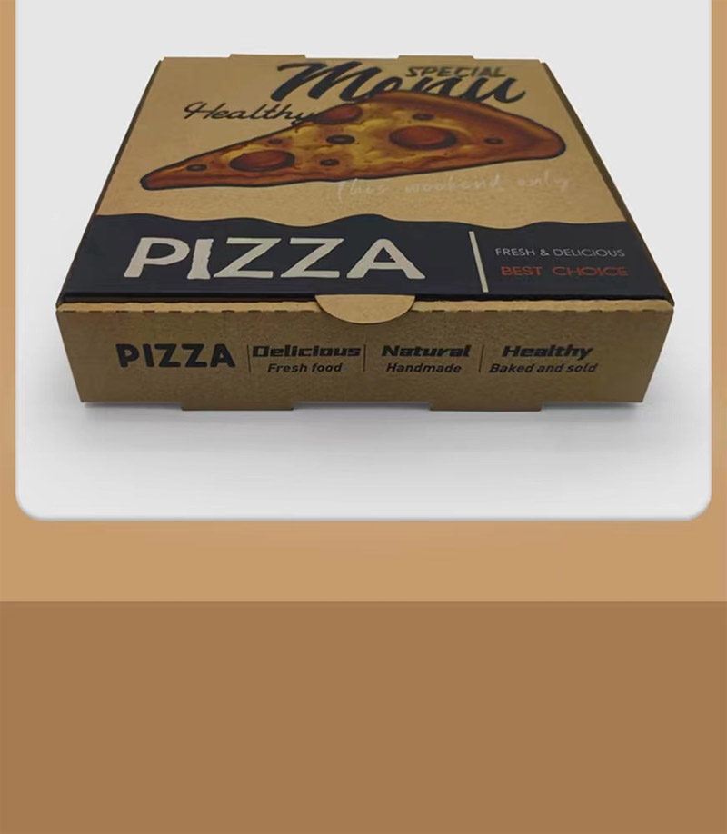 Menu-Style Printed Pizza Takeaway Boxes