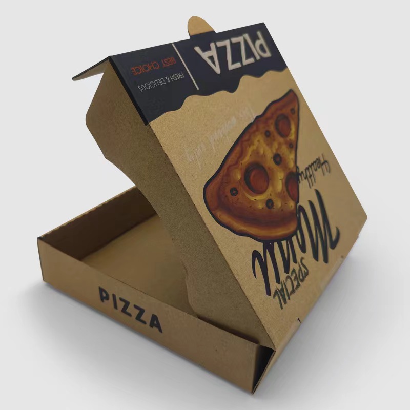 Menu-Style Printed Pizza Takeaway Boxes