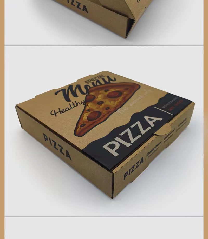 Menu-Style Printed Pizza Takeaway Boxes