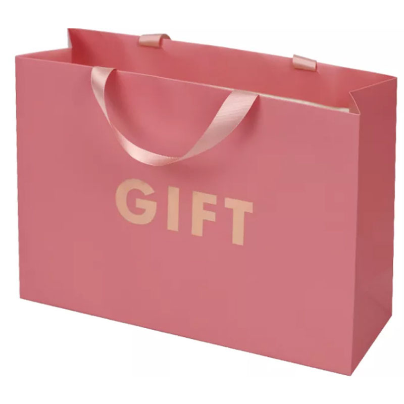 Paper Gift Bags with Ribbon Handles